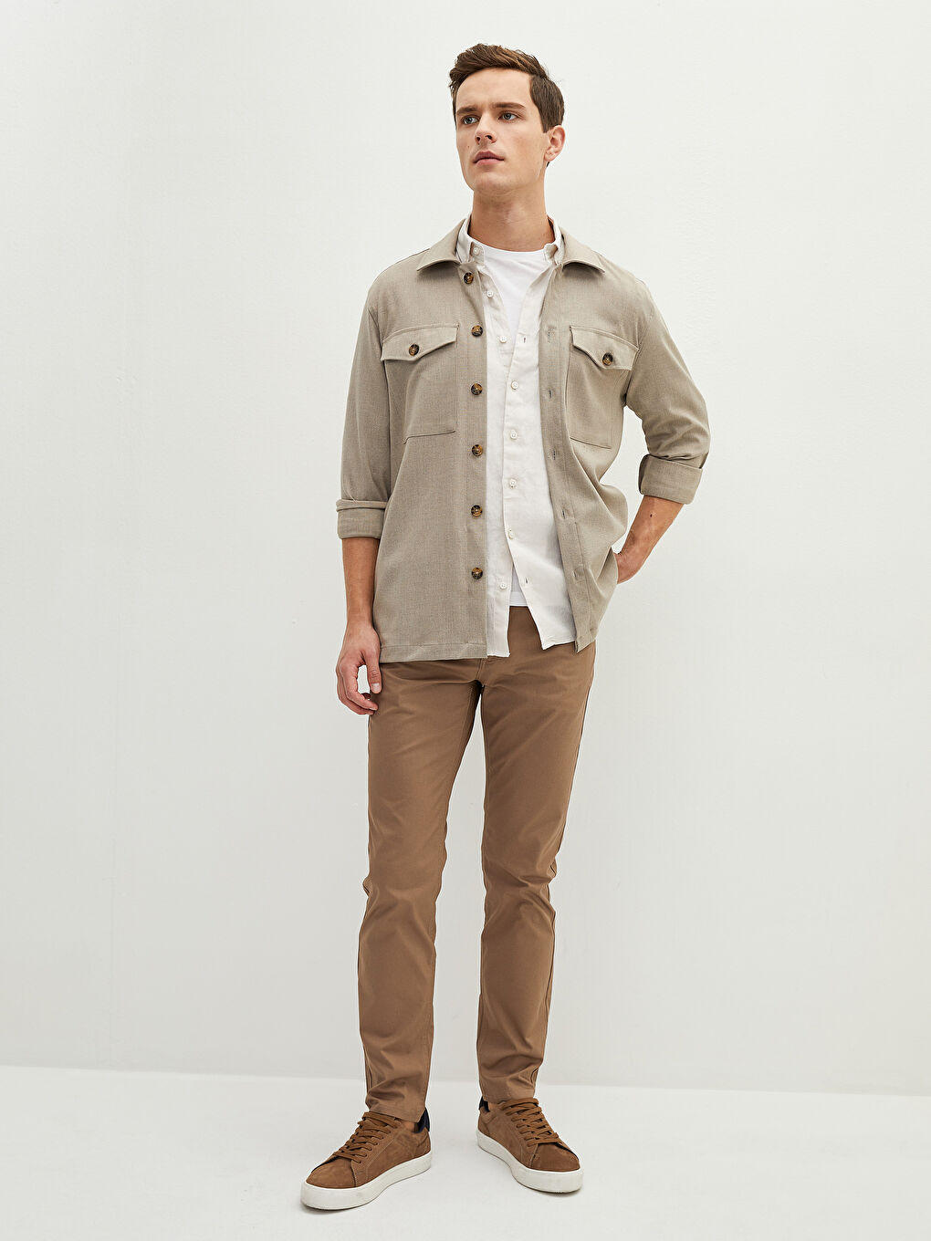 Casual Fit Men's Shirt Jacket-2