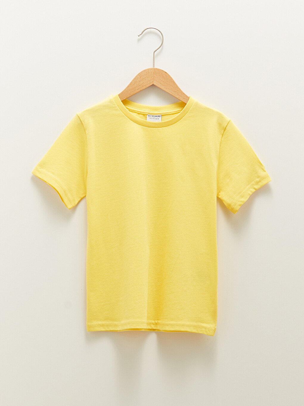 T-shirt Garçon Basique À Manches Courtes Et Col Rond