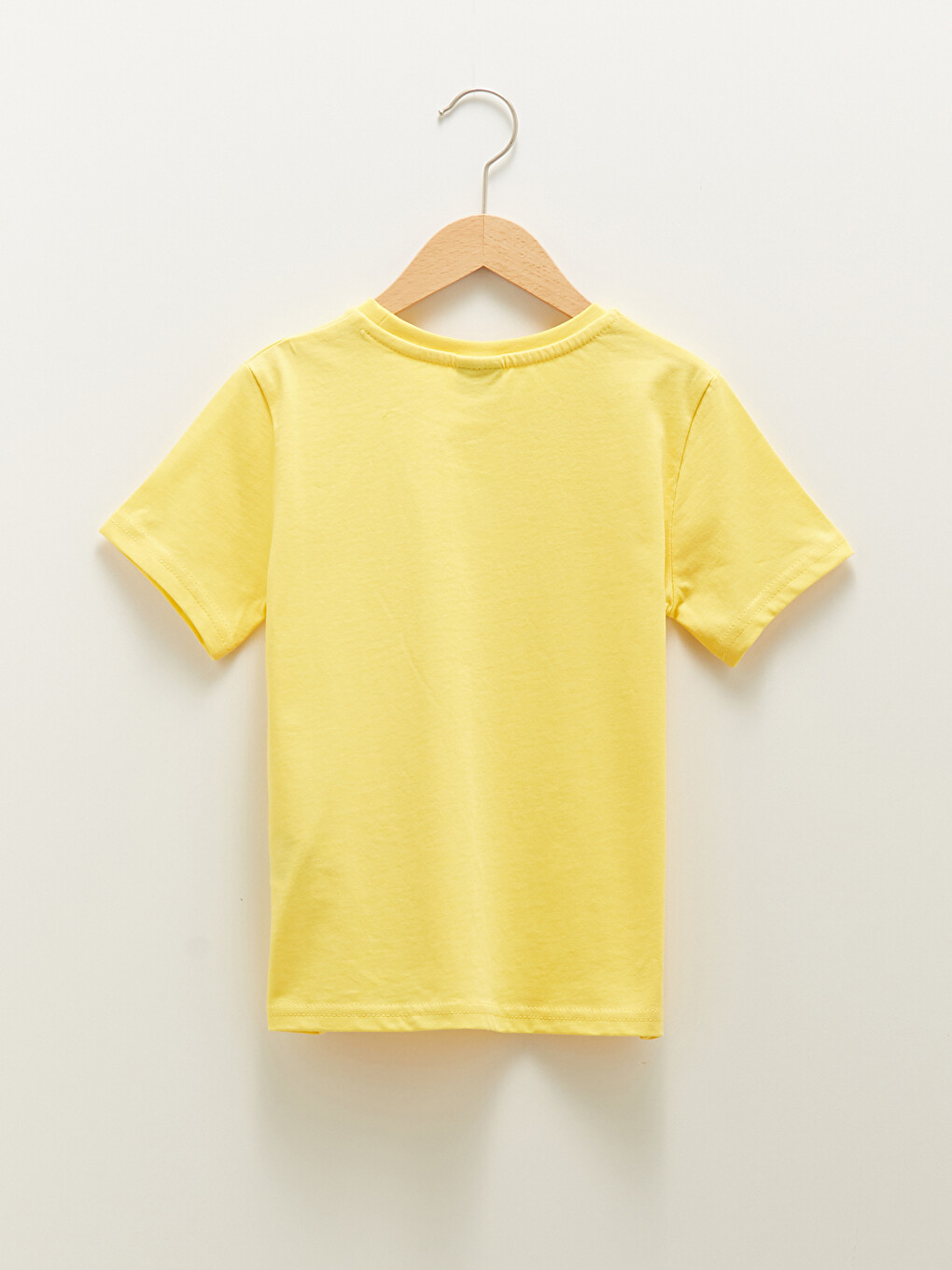 T-shirt Garçon Basique À Manches Courtes Et Col Rond-1