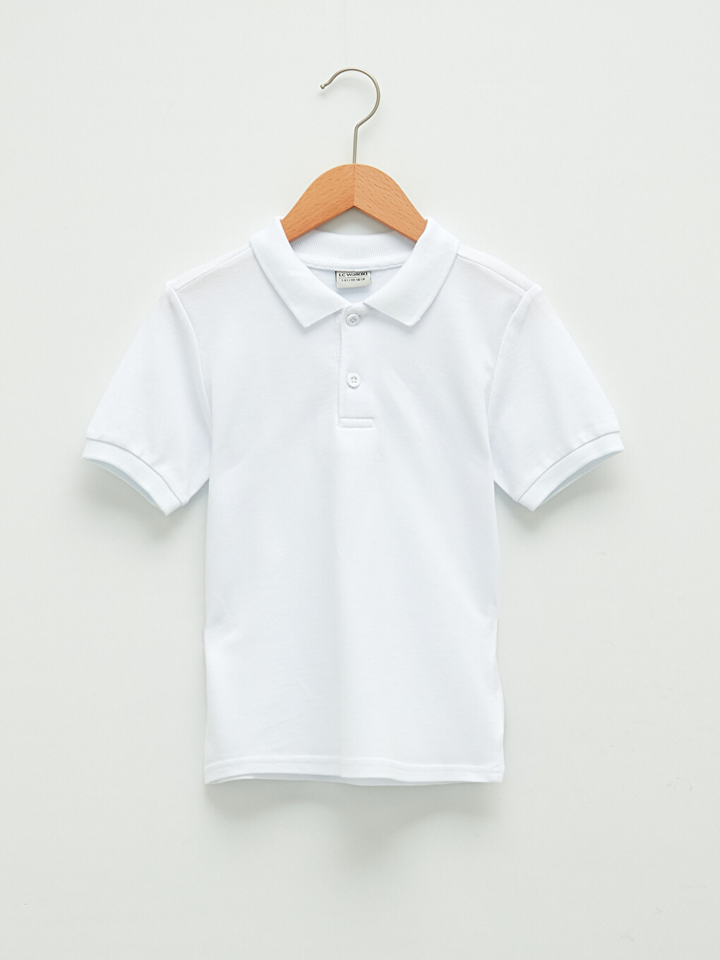 Polo Neck Basic Short Sleeve Boys' T-shirt