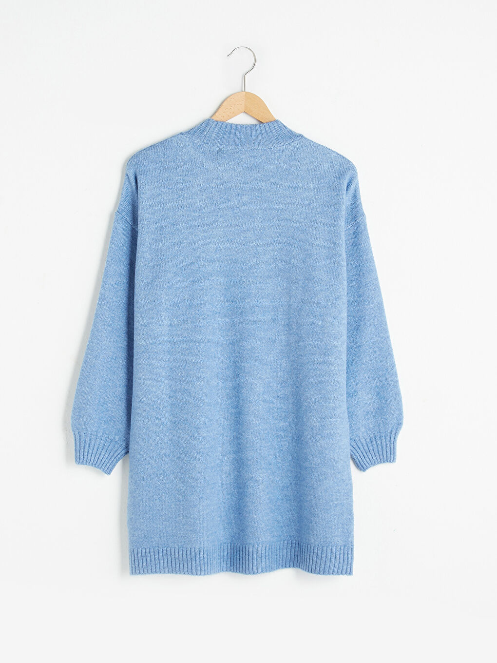 Half Turtleneck Oversize Women's Knitwear Tunic-6