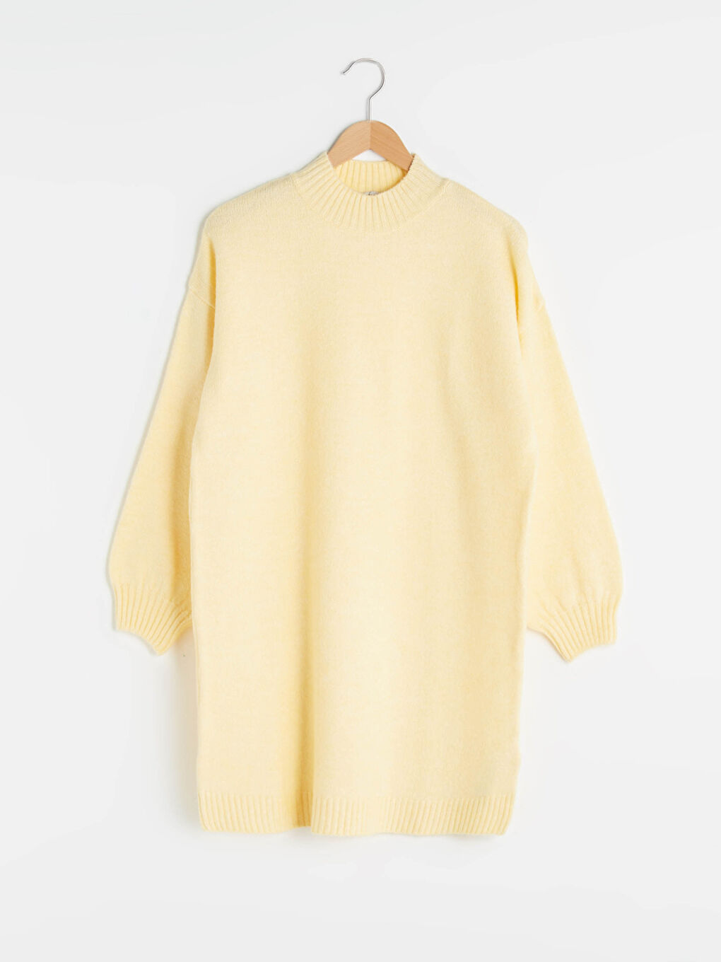Half Turtleneck Oversize Women's Knitwear Tunic-4