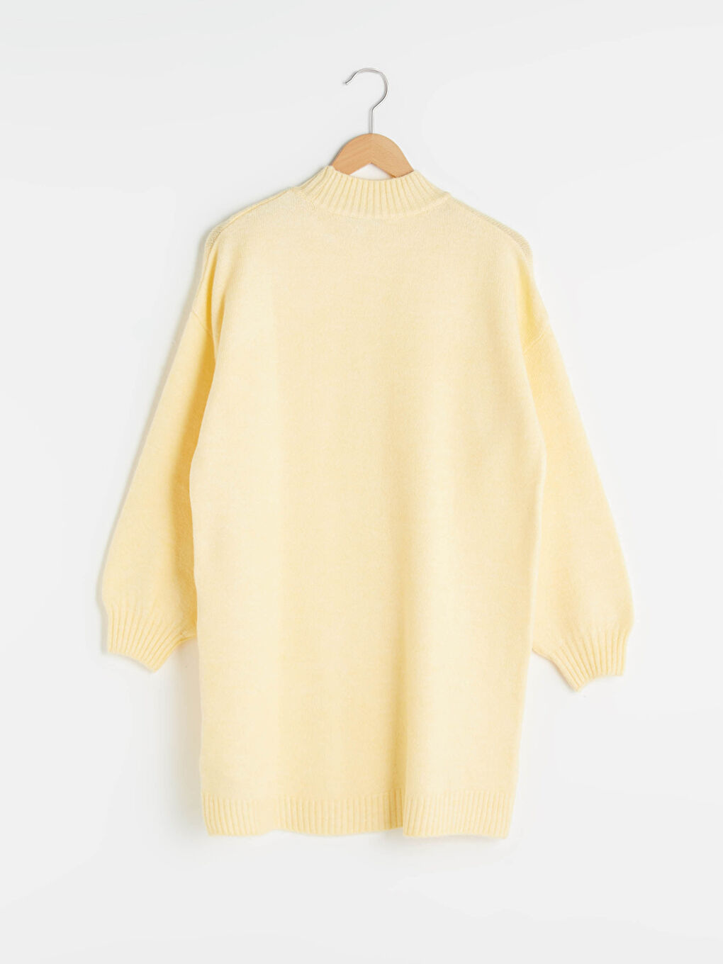 Half Turtleneck Oversize Women's Knitwear Tunic-5