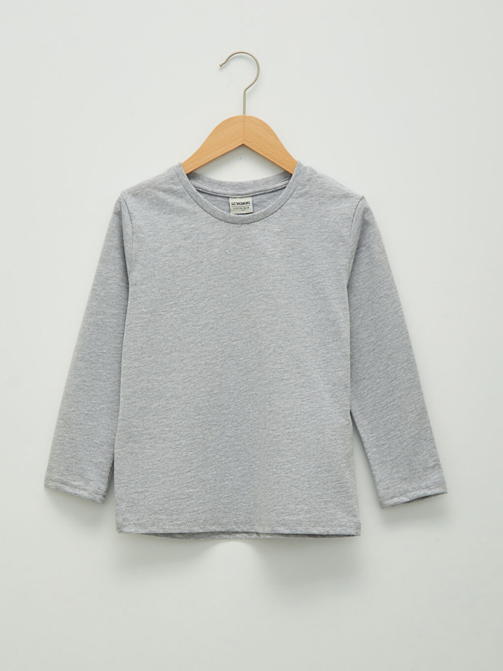 LCW Kids Crew Neck Basic Long Sleeve Boy T-Shirt 2-Pack -W12189Z4-LAL