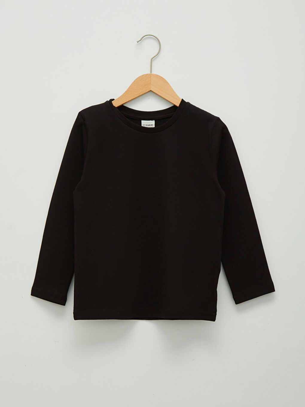 LCW Kids Crew Neck Basic Long Sleeve Boy T-Shirt 2-Pack -W12189Z4-LAL
