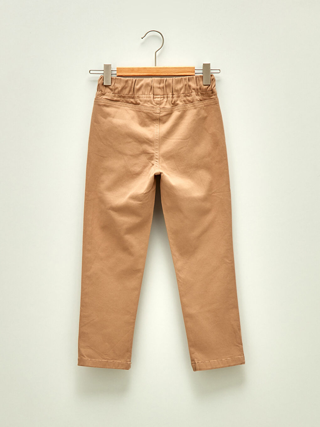 LCW Kids Elastic Waist Slim Fit Gabardine Boy Trousers -W12190Z4-GBY