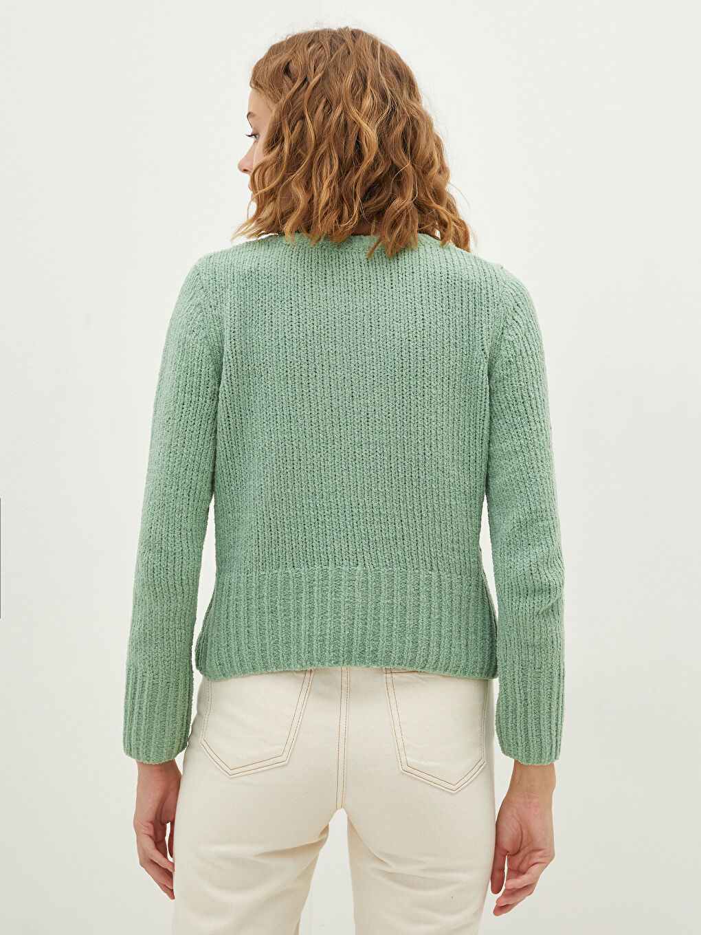 әйелдерге арналған трикотаж жемпір-5