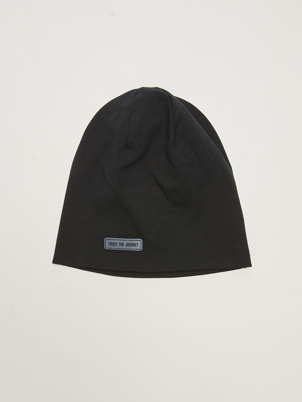 Siyah Yazı Baskılı Erkek Bere-5