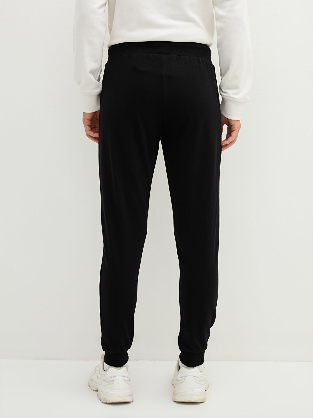 Siyah Slim Fit Erkek Jogger Eşofman Altı-8