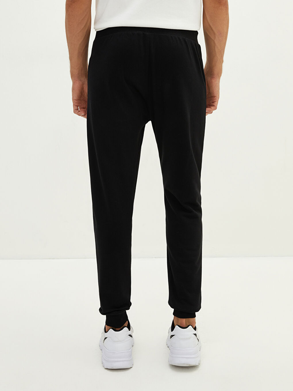 Siyah Slim Fit Erkek Jogger Eşofman Altı-7