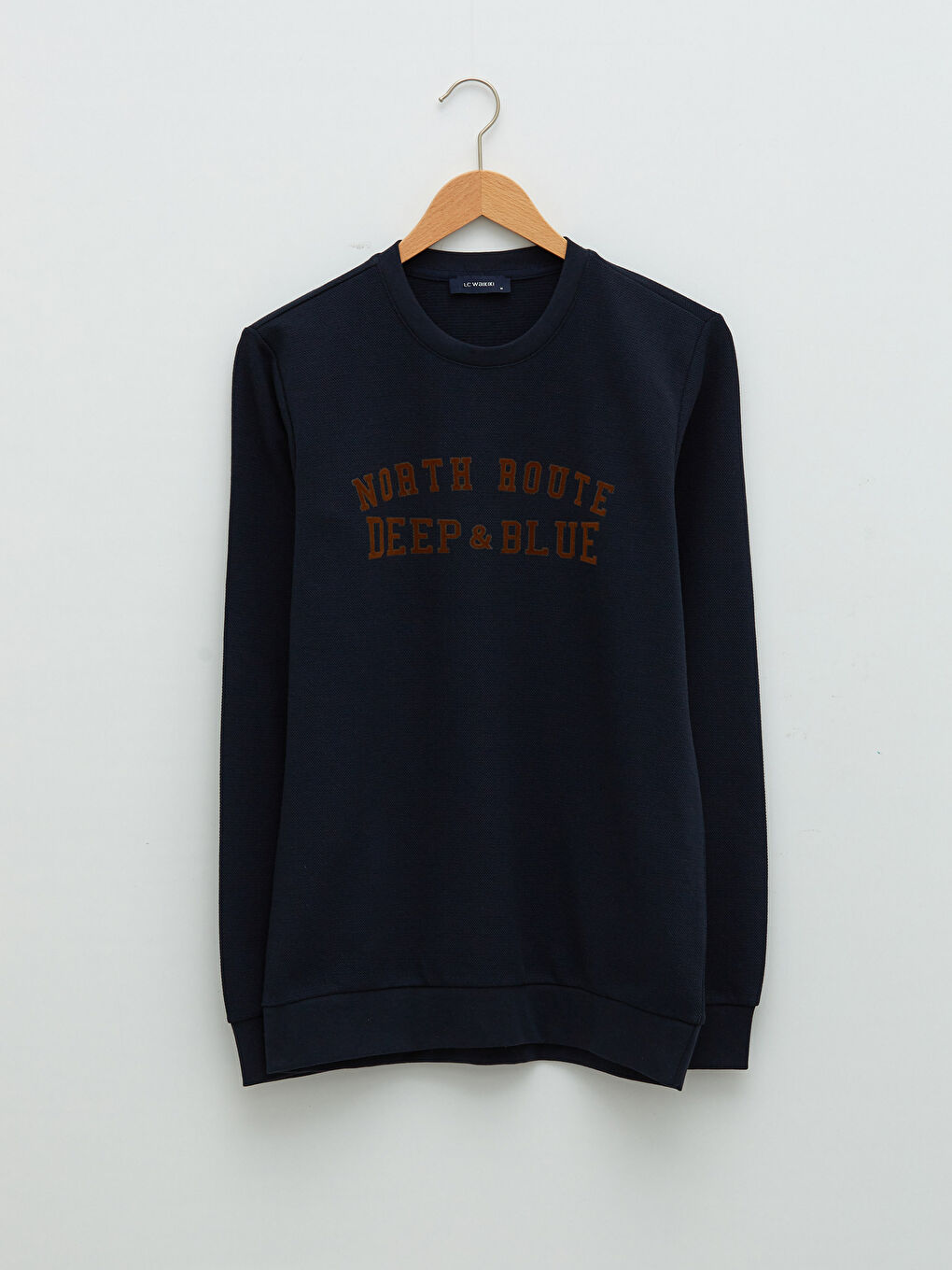 Crew Neck Long Sleeve Printed Men's Sweatshirt-4