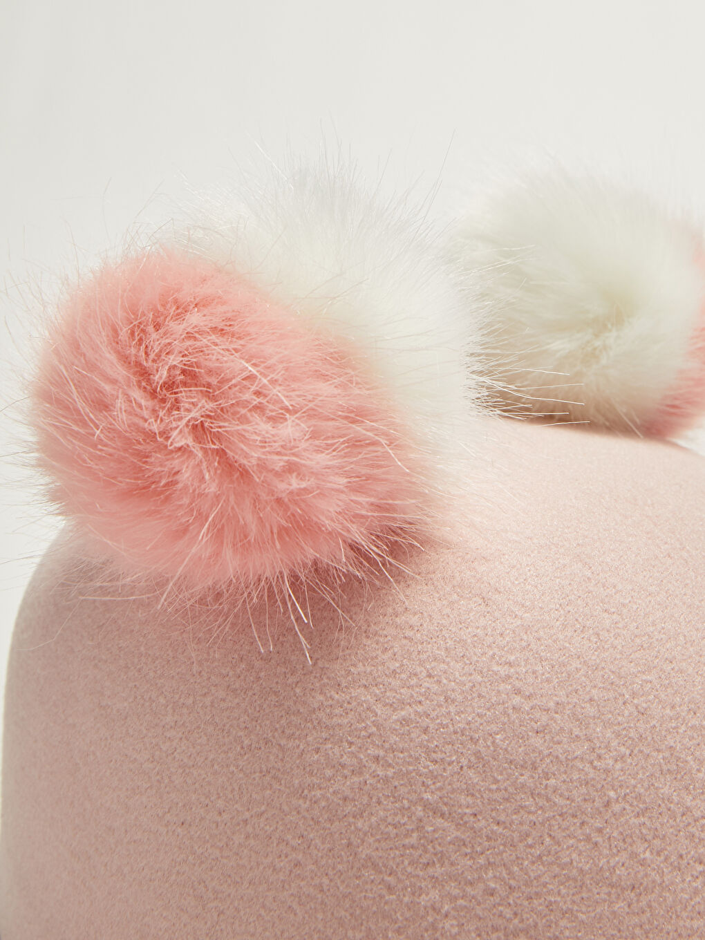 Қыздың помпонды кашемир кепкасы-2