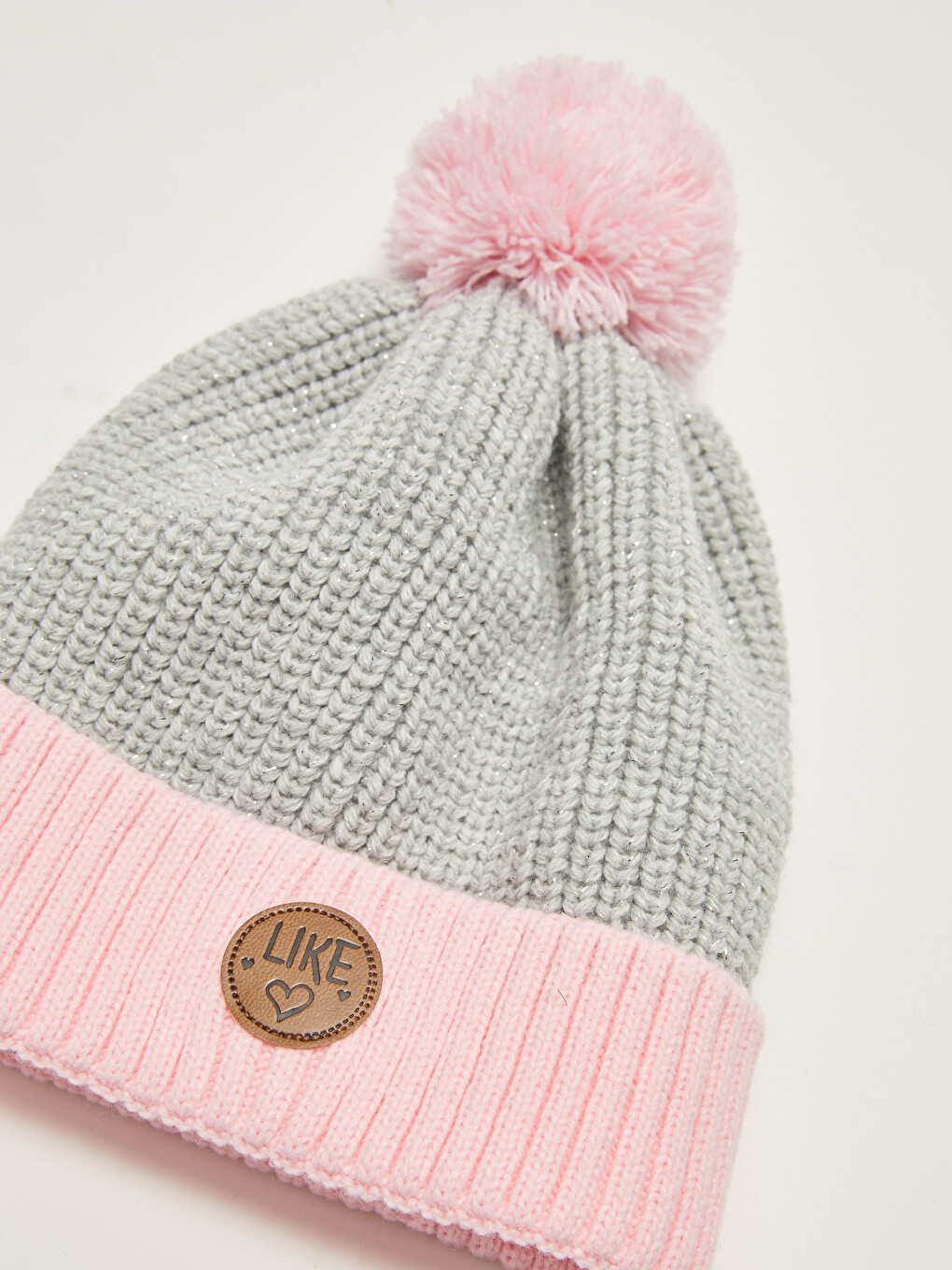 Girl Knitwear Scarf Beanie Set-2