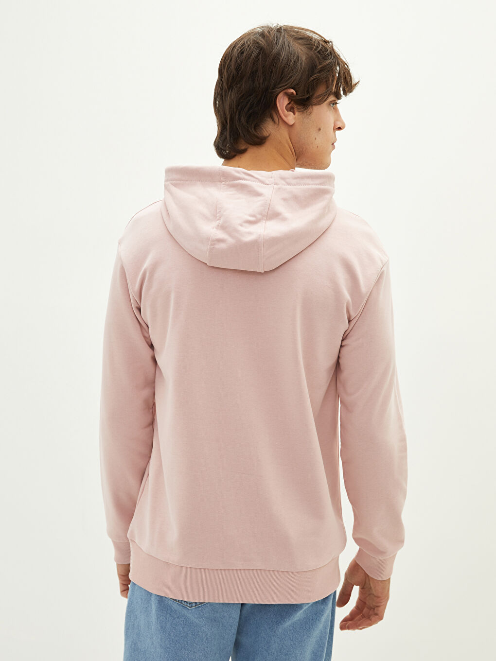 Ерлерге арналған қалың ұзын жең капюшонды худи-4