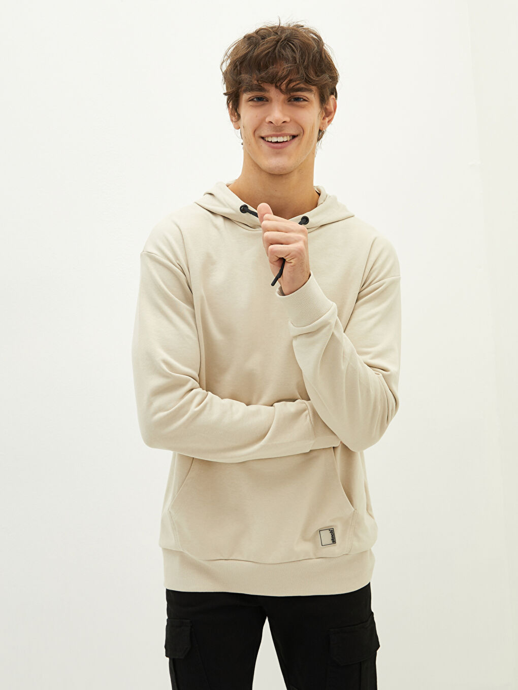 XSIDE Hooded Long Sleeve Thick Men's Hoodie -W12379Z8-G5V