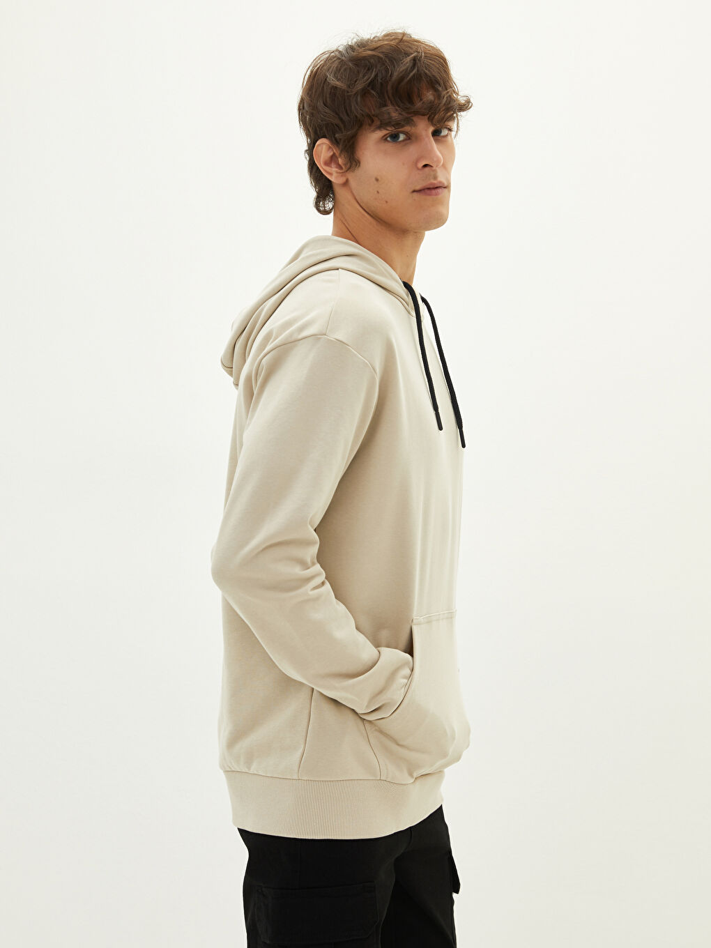 XSIDE Hooded Long Sleeve Thick Men's Hoodie -W12379Z8-G5V