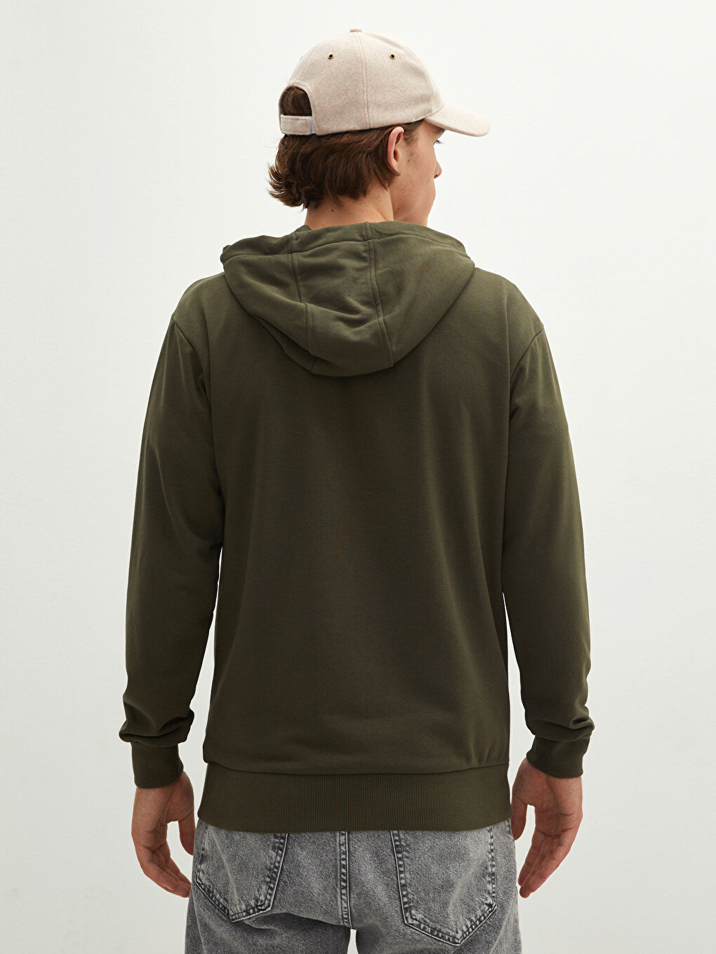 Hooded Long Sleeve Thick Men's Hoodie-8