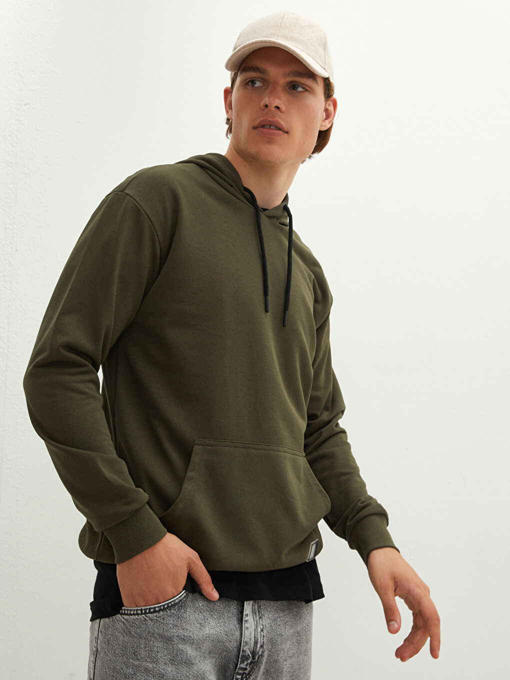 Hooded Long Sleeve Thick Men's Hoodie-3