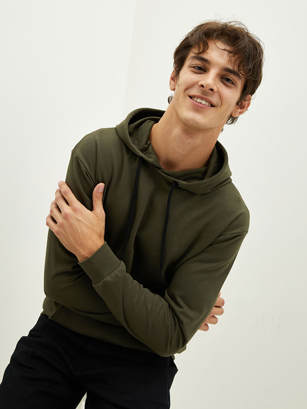 Hooded Long Sleeve Thick Men's Hoodie