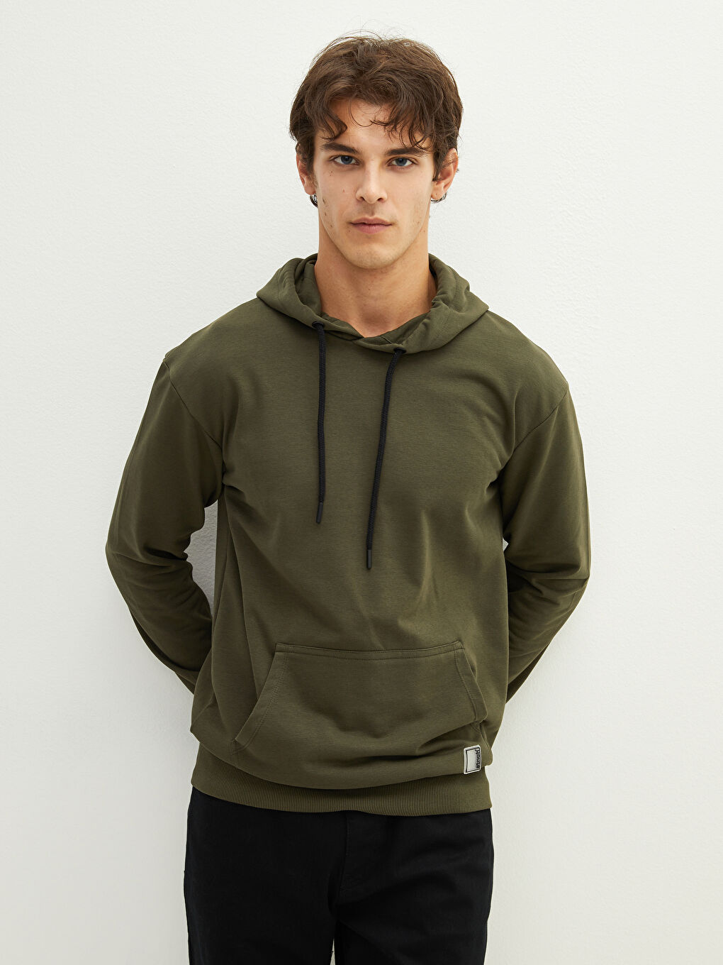 Hooded Long Sleeve Thick Men's Hoodie-2