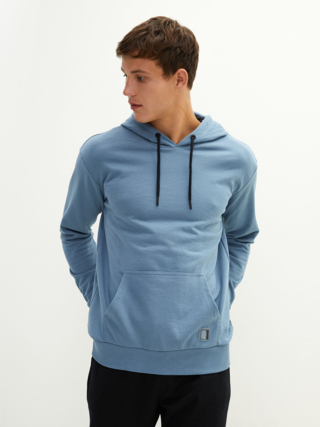 Hooded Long Sleeve Thick Men's Hoodie-1