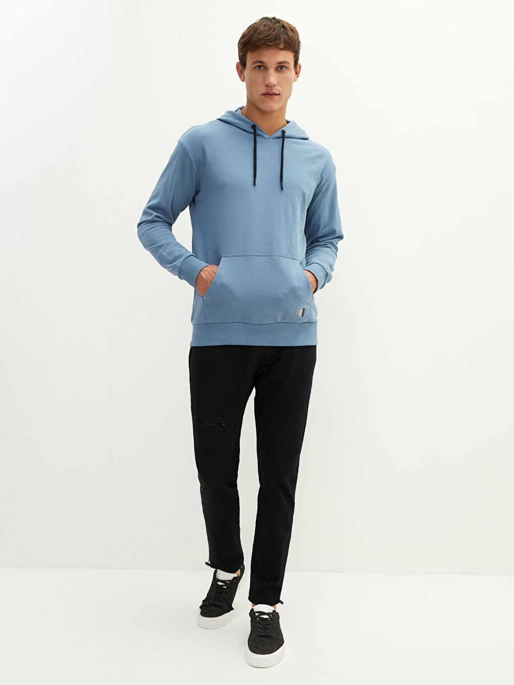 Hooded Long Sleeve Thick Men's Hoodie-3