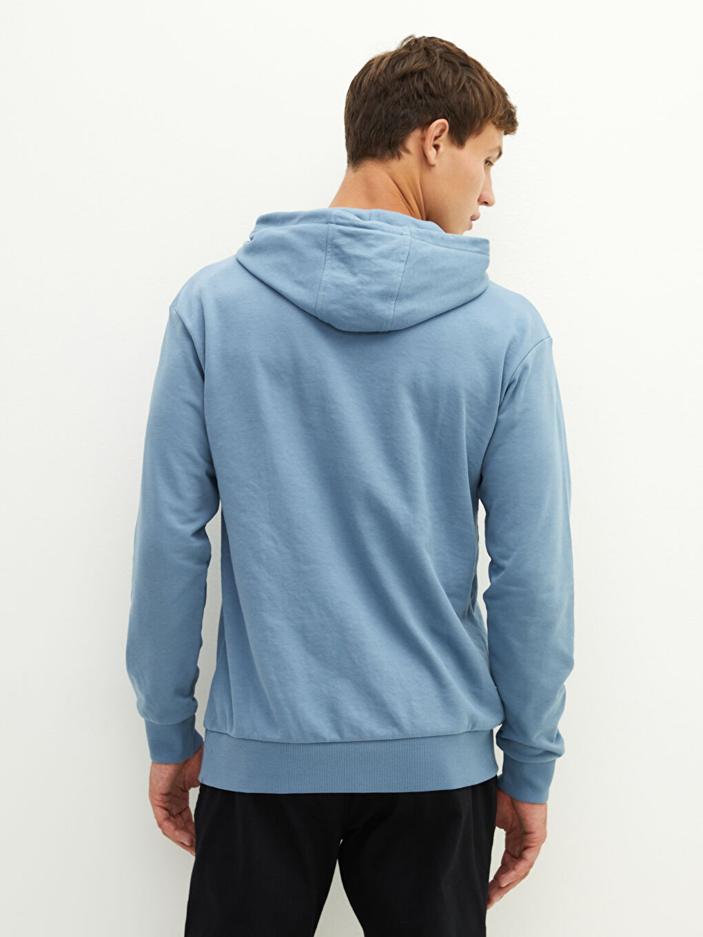 Hooded Long Sleeve Thick Men's Hoodie-4