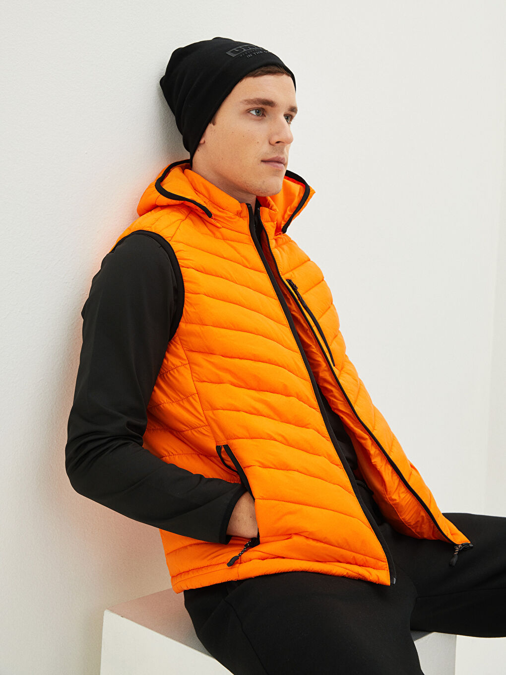 Gilet à Capuche pour Hommes Coupe Standard