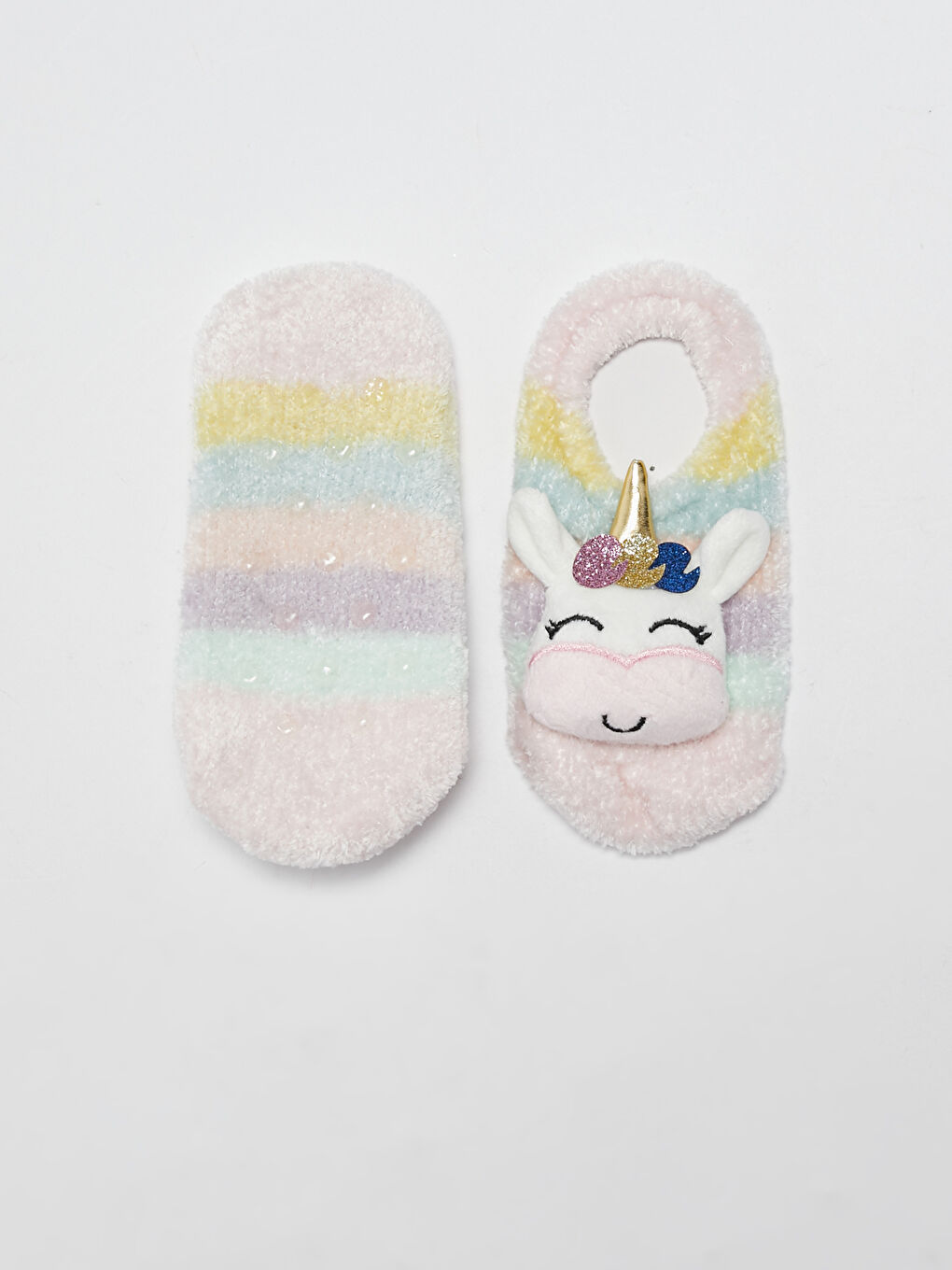LCW Kids Applique Detailed Girl's Home Socks -W12456Z4-J3N