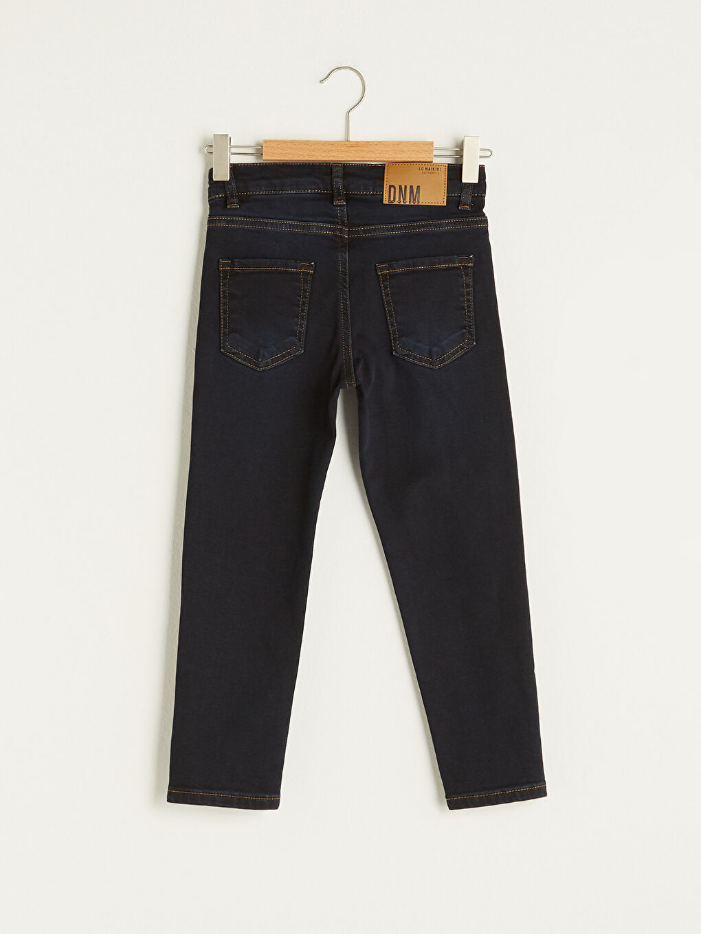 Siyah Slim Fit Erkek Çocuk Jean Pantolon-1