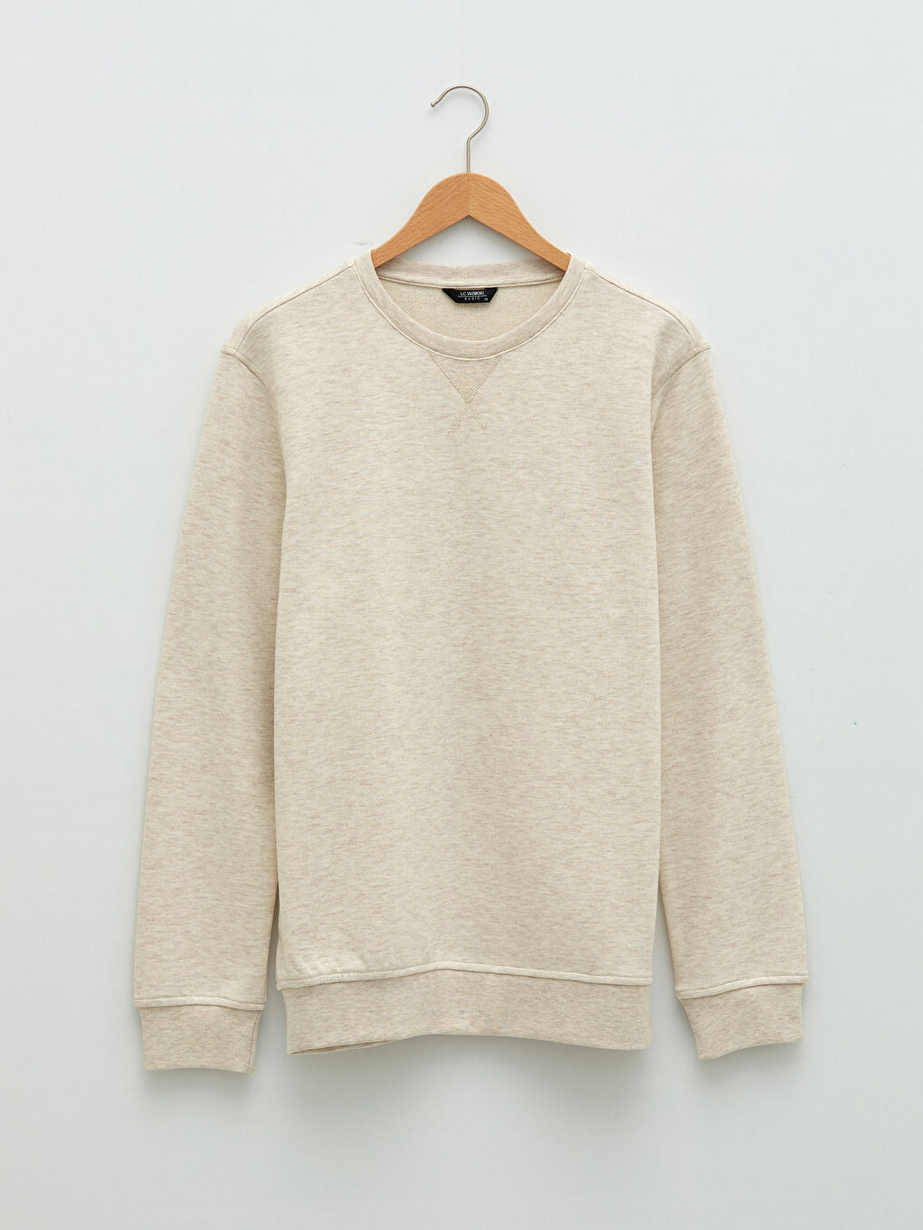 Crew Neck Long Sleeve Basic Men's Sweatshirt-5