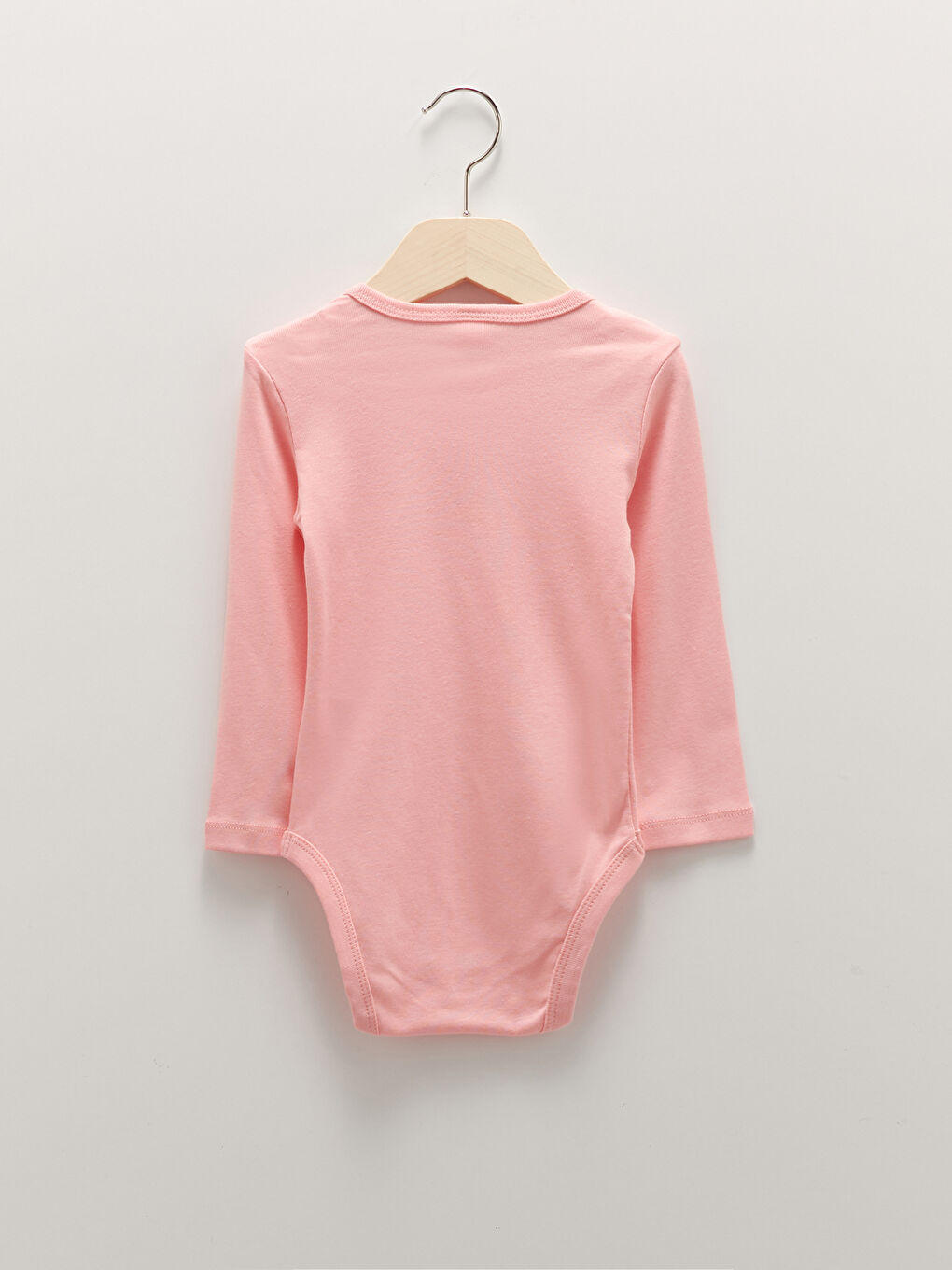 Crew Neck Long Sleeve Printed Cotton Baby Girl Snap Snap Body 2 Pack-3