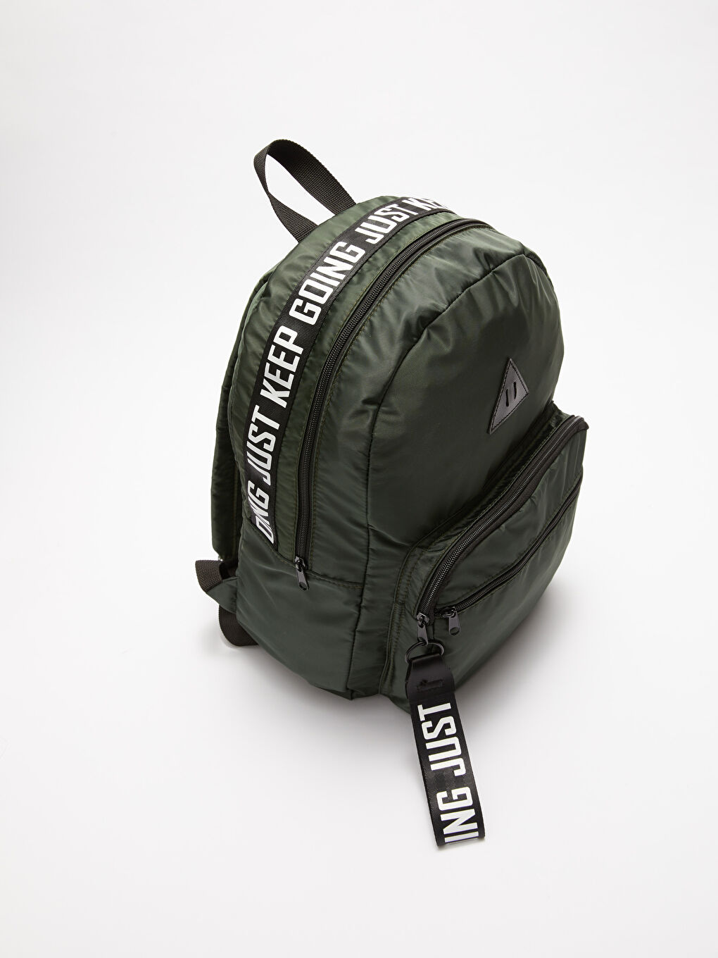 حقيبة ظهر مطبوعة بشعار للرجال-3