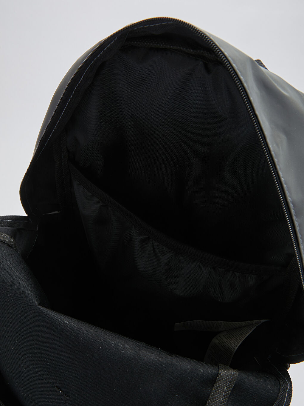 Men's Backpack with Reflector Fabric Label Printed-5
