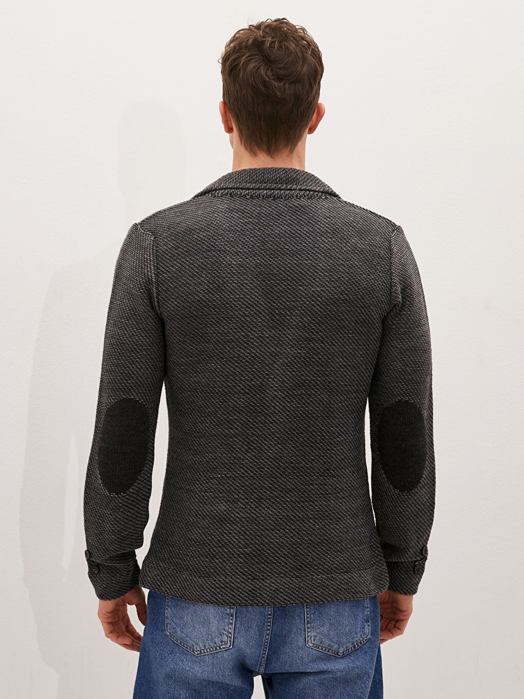 Slim Fit Shawl Collar Men's Knitwear Cardigan-5