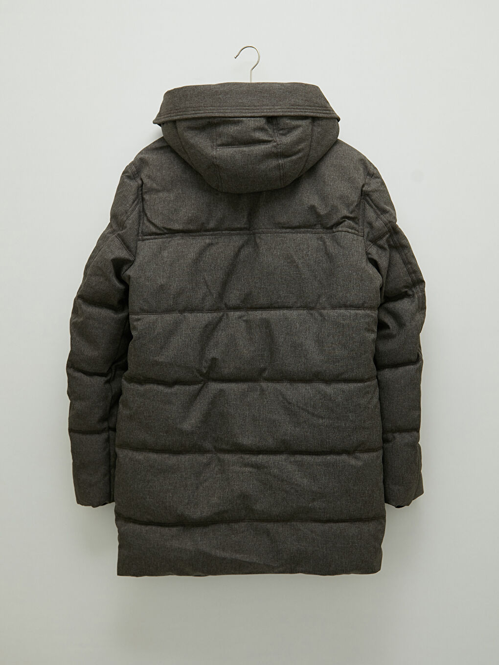 Парка мужская с капюшоном утепленная-8