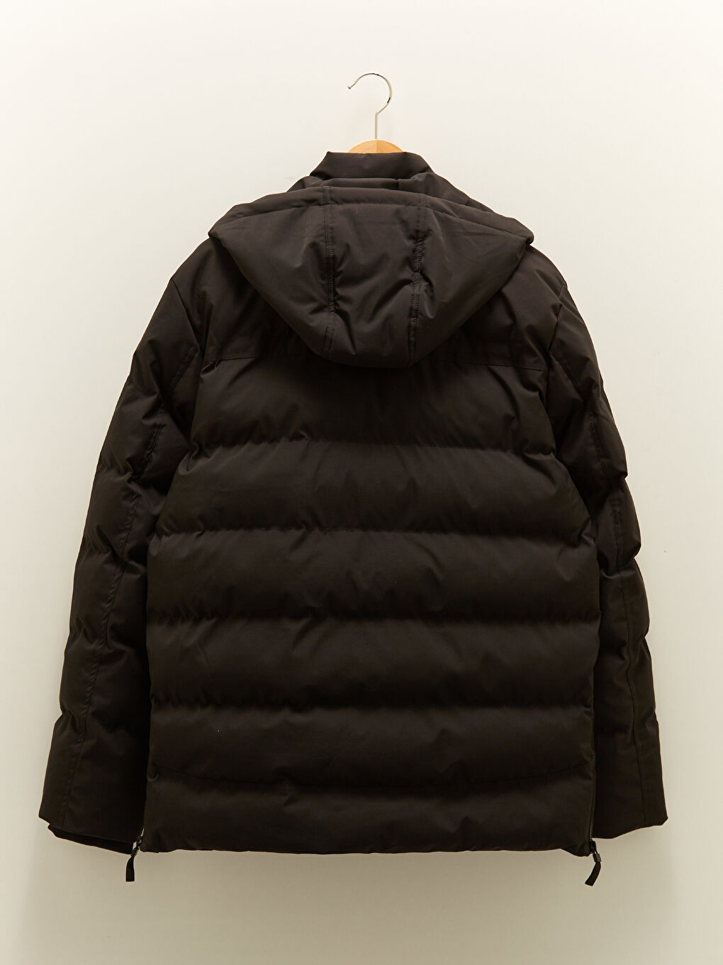 Relaxed Fit Hooded Men's Coat-8