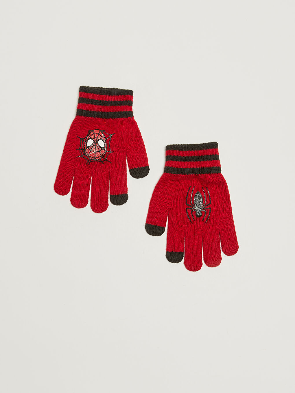 LCW ACCESSORIES Boy Spiderman Licensed Sweater Gloves -W12696Z4-HMW