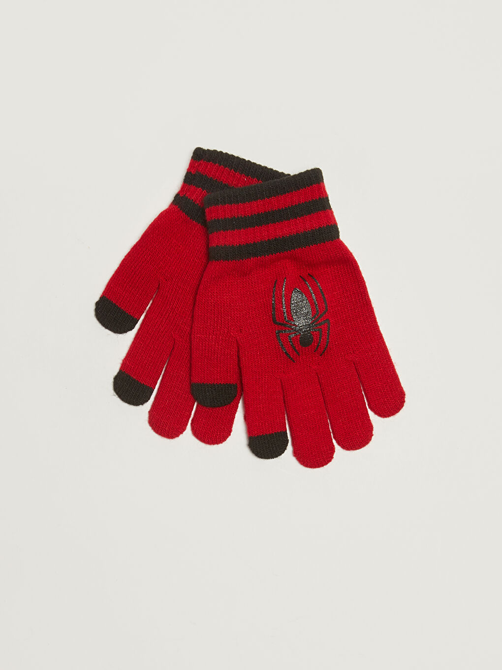 LCW ACCESSORIES Boy Spiderman Licensed Sweater Gloves -W12696Z4-HMW