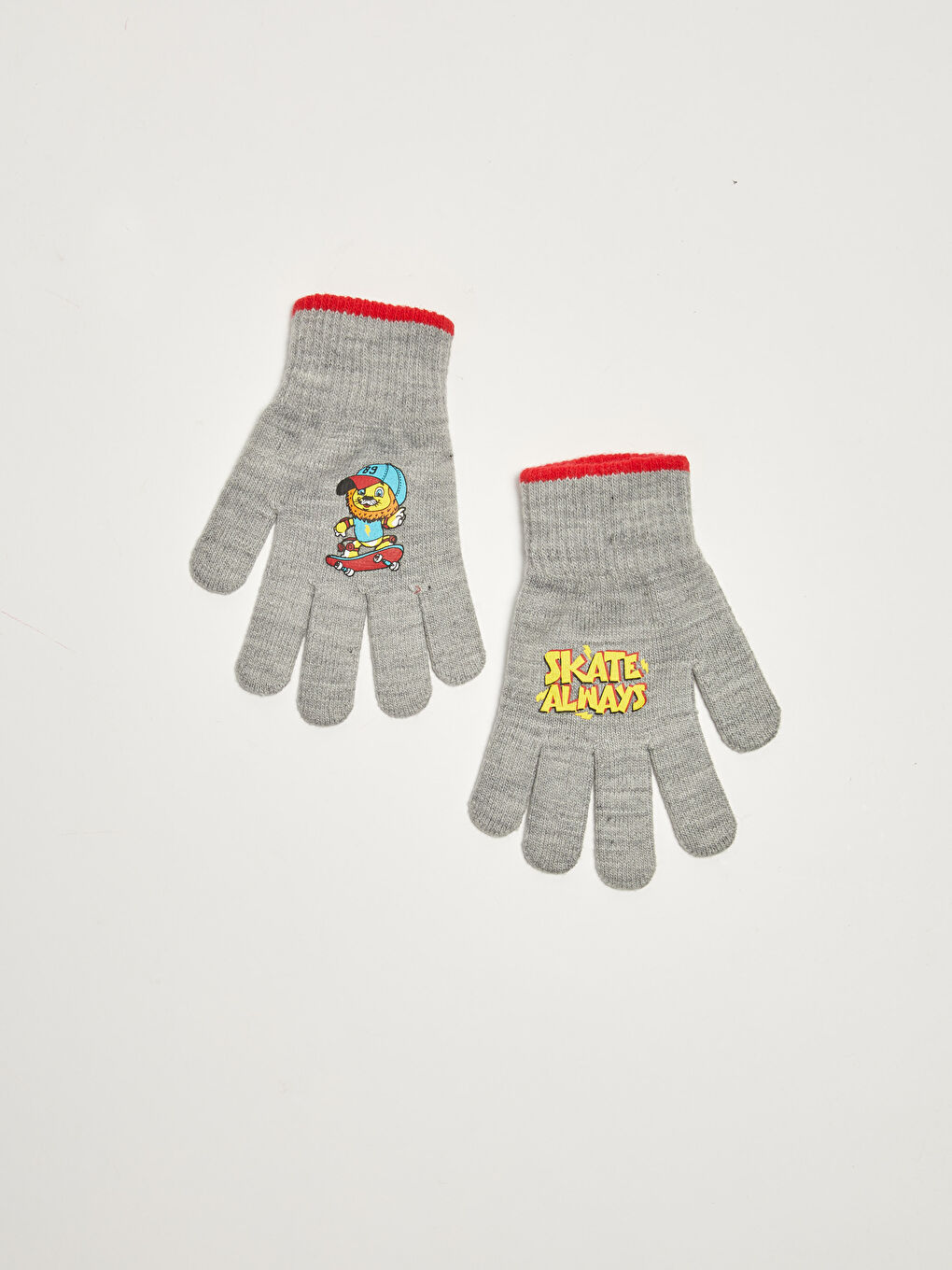 Boys Printed Tricot Gloves
