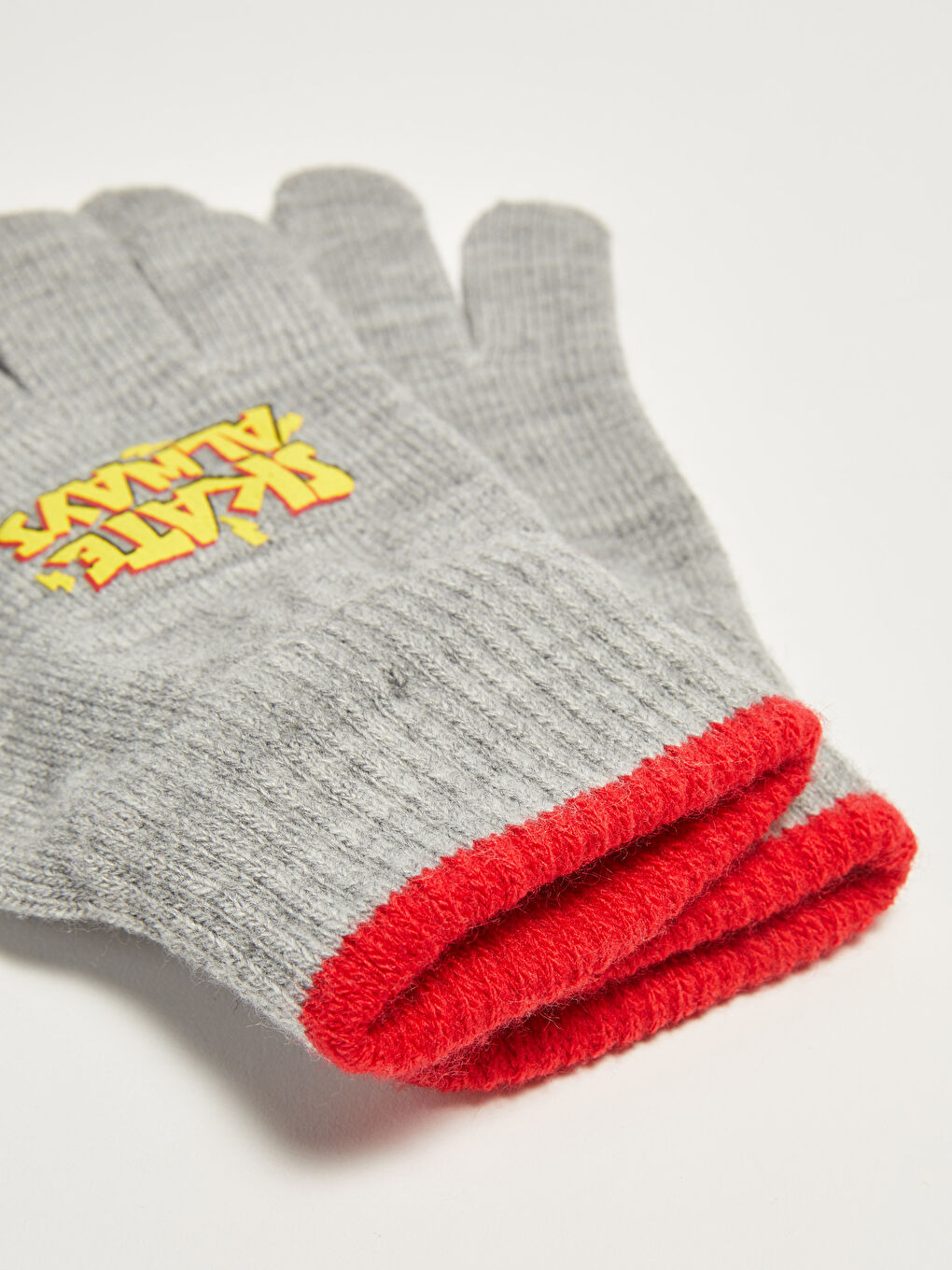 Boys Printed Tricot Gloves-3