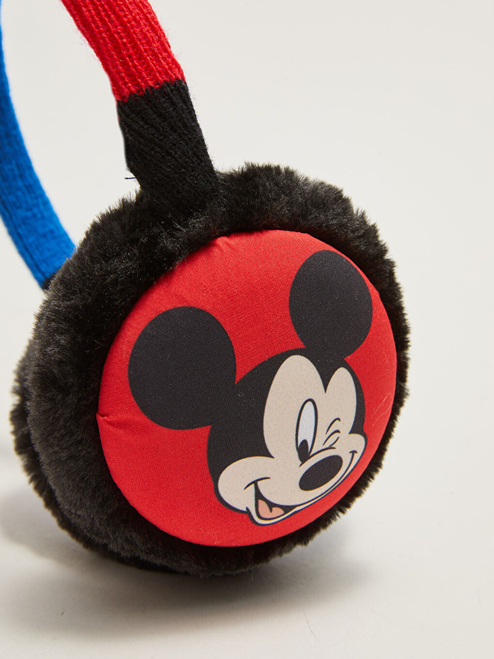 Cache-oreilles en peluche imprimés Mickey Mouse pour garçon-3