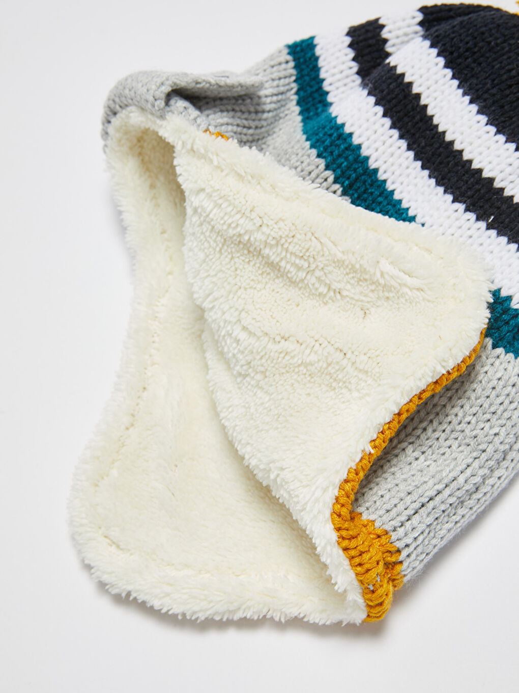 Boy's Figured Tricot Beret-3