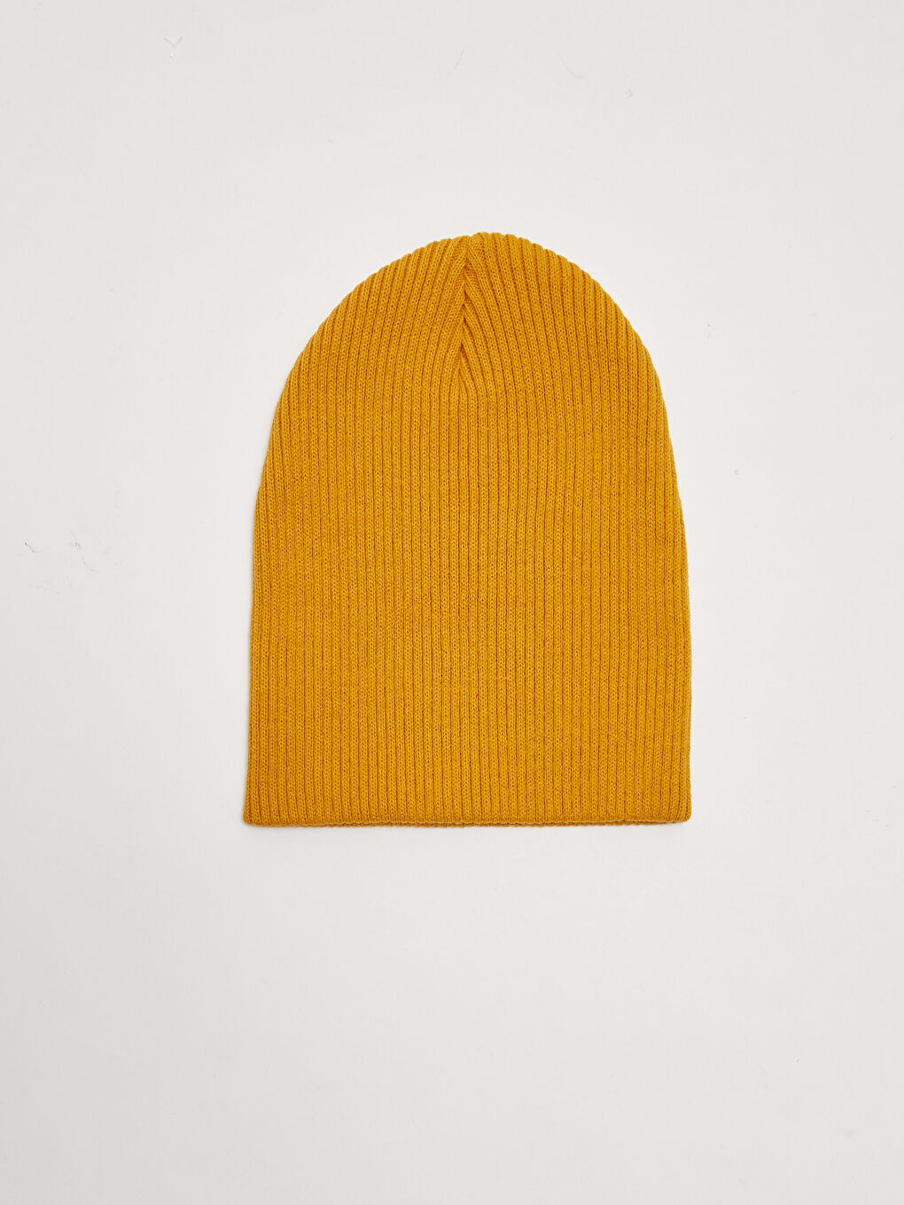 Sarı Erkek Çocuk Düz Triko Bere