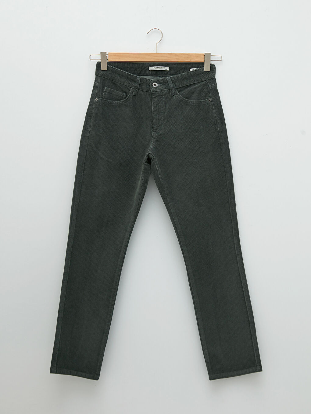 Standard Fit Velvet Men's Chino Trousers-5