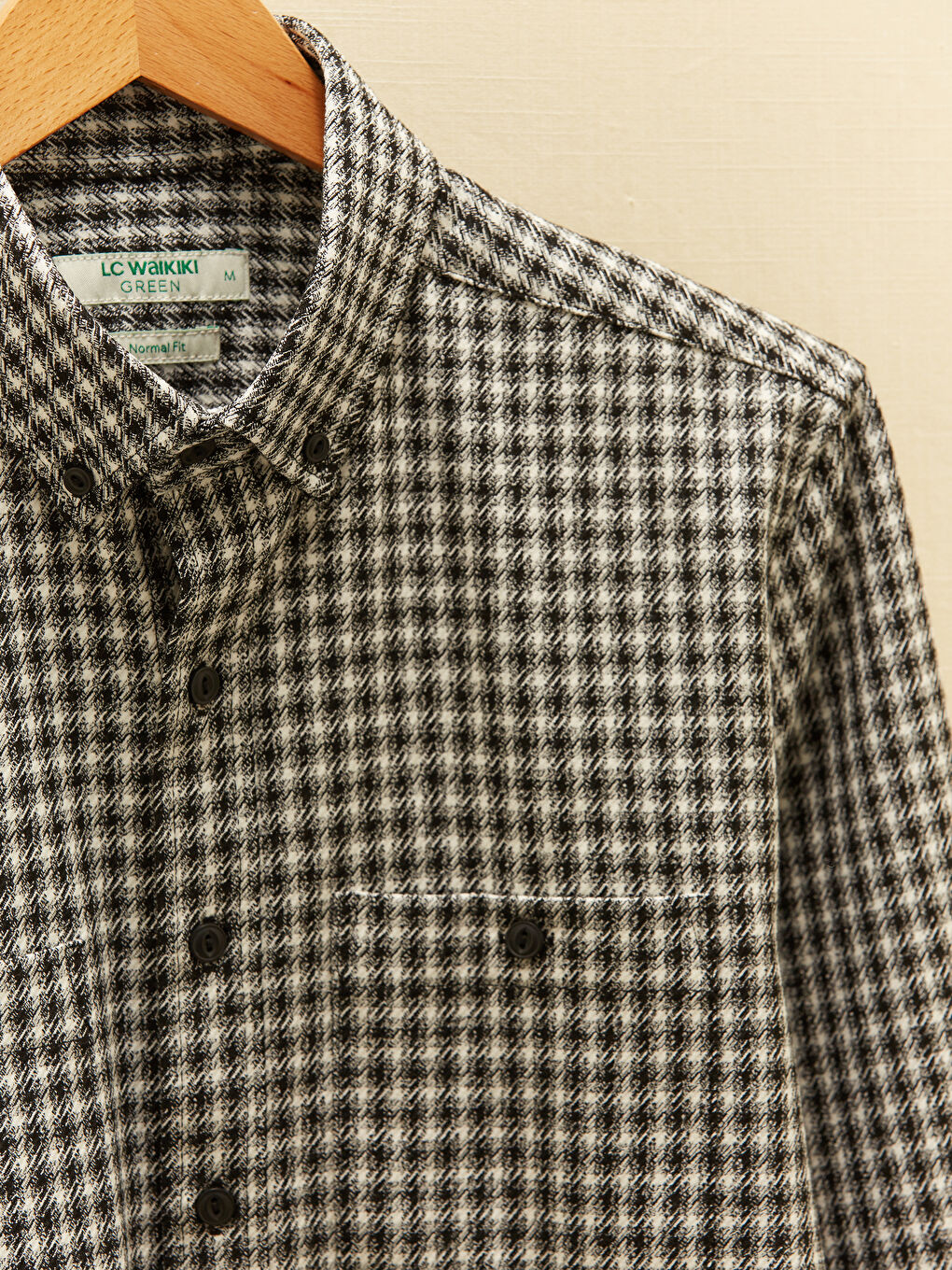 LCWAIKIKI Classic Regular Fit Long Sleeve Plaid Gabardine Men's Shirt -W12771Z8-LKX