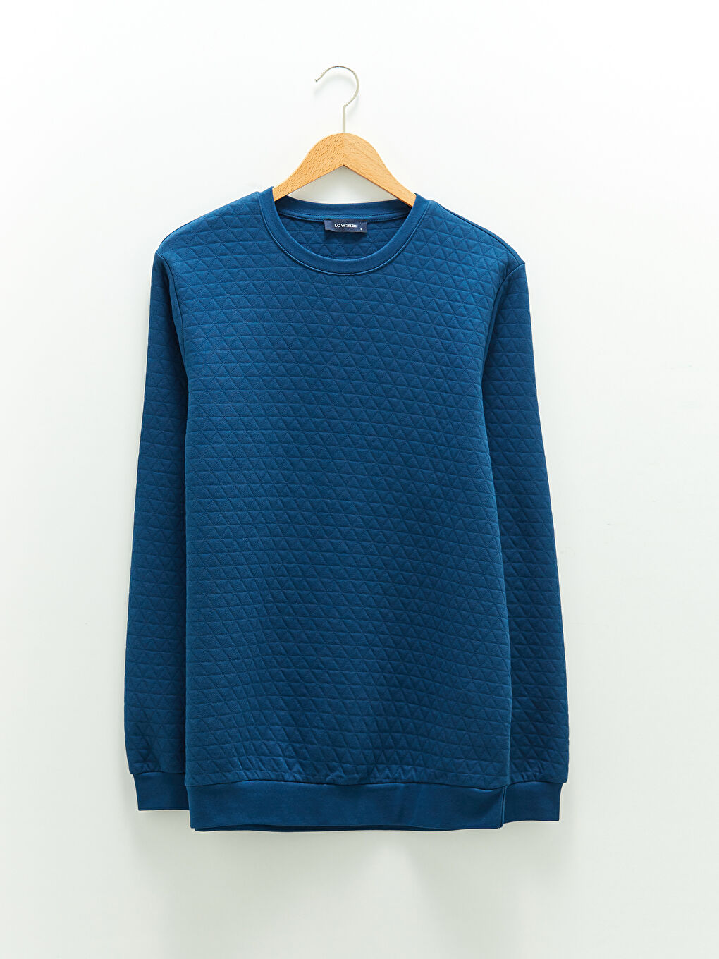 Crew Neck Long Sleeve Men's Sweatshirt-5