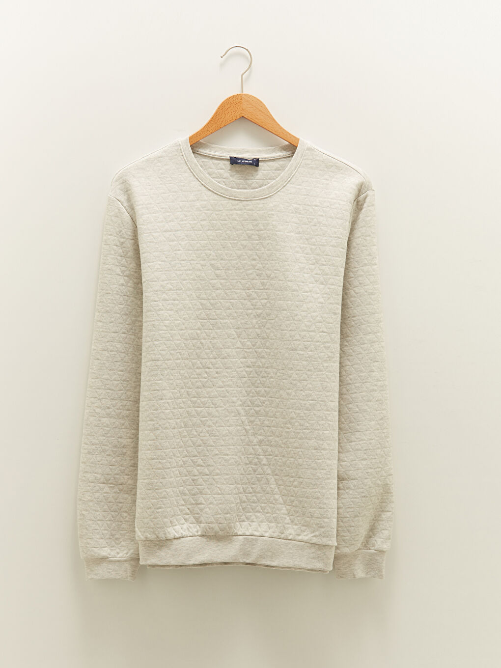 Sweat-shirt à Manches Longues pour Hommes avec Col Rond-5