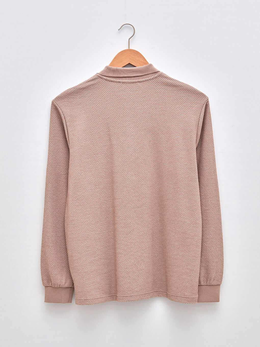 LCWAIKIKI Classic Polo Neck Long Sleeve Men's T-Shirt -W12794Z8-GY7