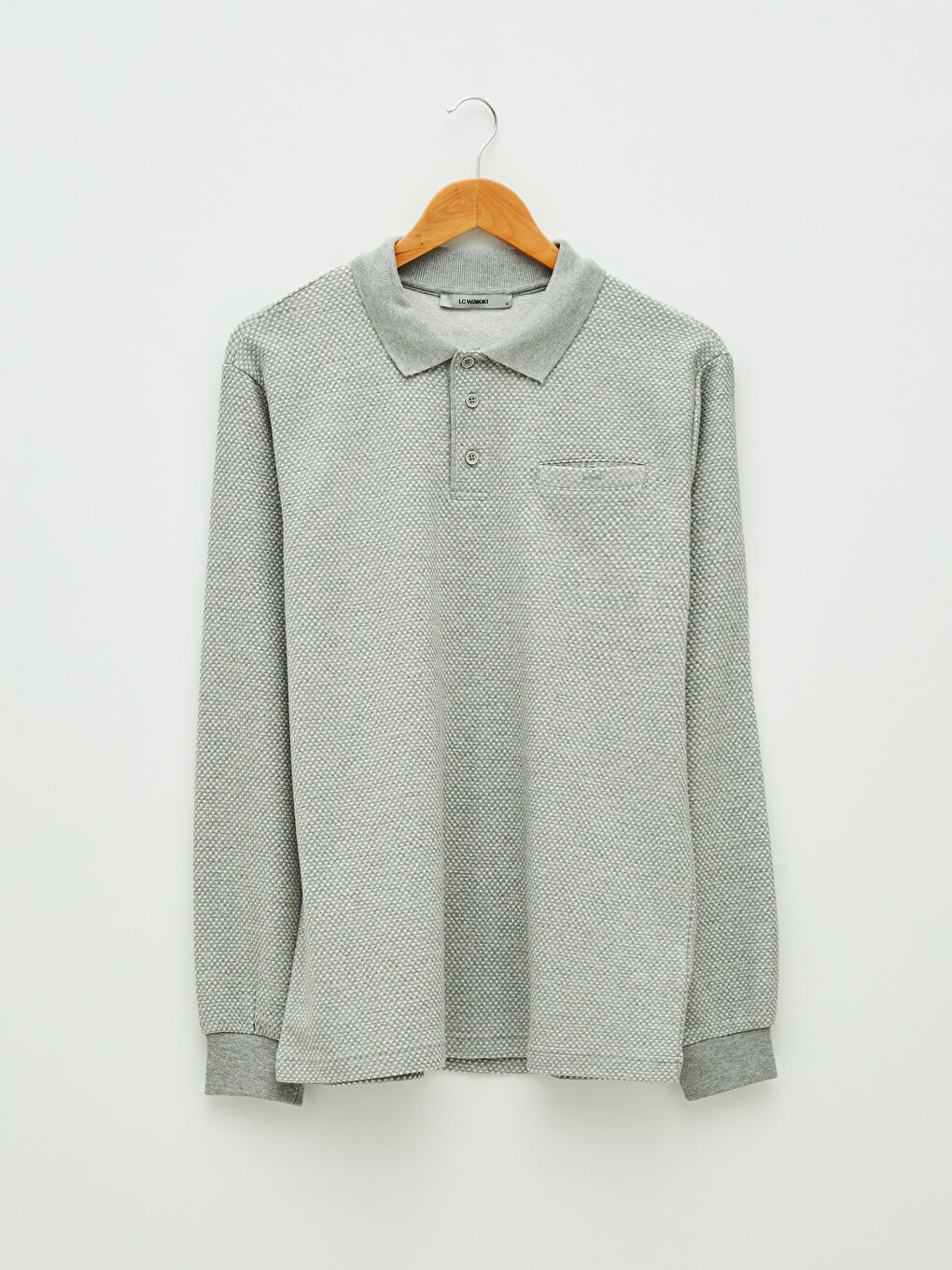 LC Waikiki Polo Neck Long Sleeve Men's T-Shirt -W12794Z8-LAL